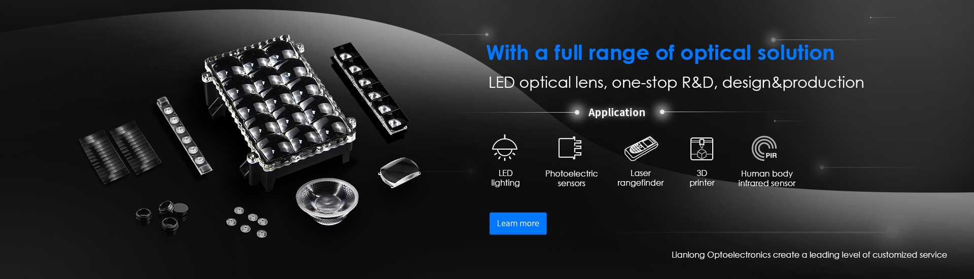 Photoelectric sensor lens