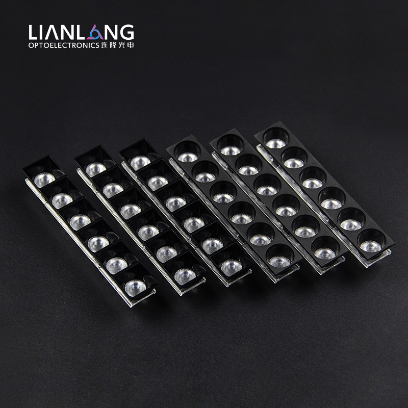 6 holes round or square linear light lens
